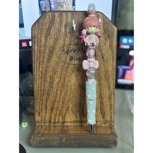 72-20  Inspired Handcrafted Extended Length Beaded Pen w/ Refill Ink